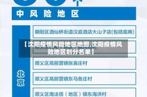 【沈阳疫情风险地区地图,沈阳疫情风险地区划分名单】