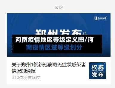 河南疫情地区等级定义图/河南疫情区域等级划分-第1张图片