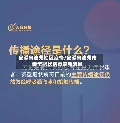 安徽省池州地区疫情/安徽省池州市新型冠状病毒最新消息-第3张图片